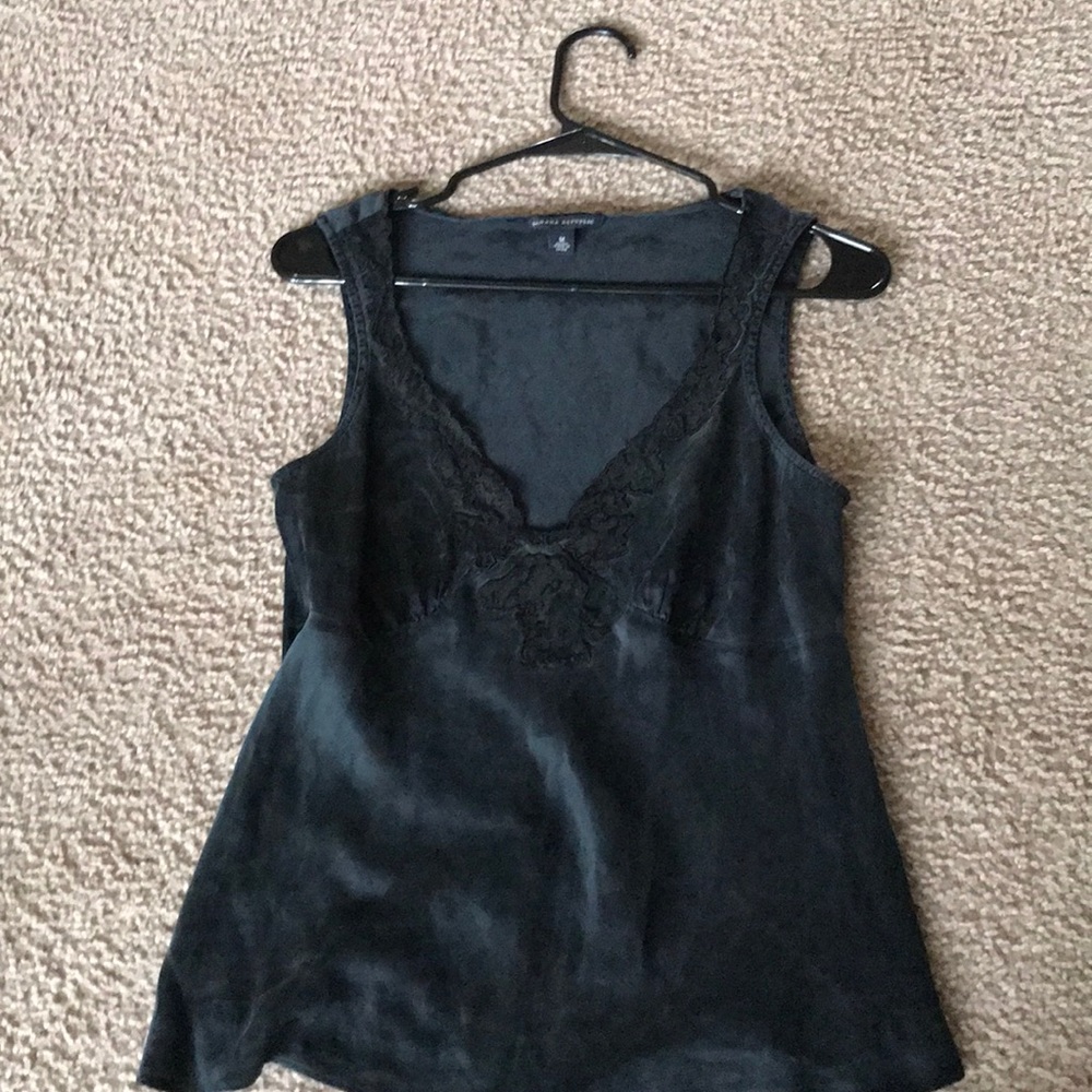 Silk black blouse